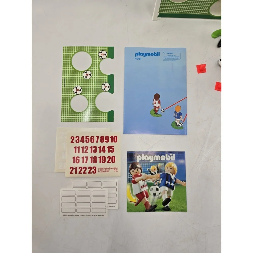 Playmobil Sports Soccer Shootout Set 4701 Goals Balls Net -  Complete! Unplayed? - Picture 3 of 10